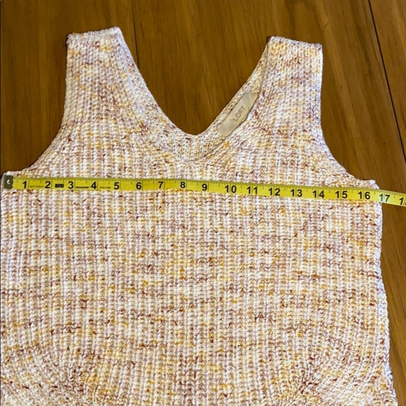 LOFT DOUBLE V SWEATER TANK - Picture 8 of 11